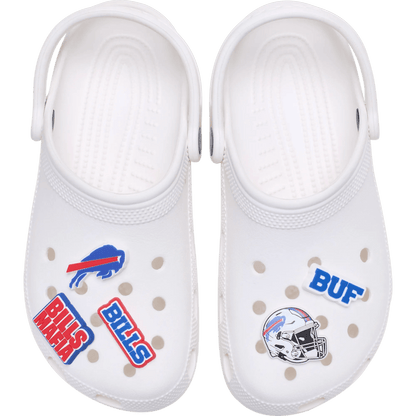 Crocs Hot Sale NFL Buffalo Bills 5 Pack Jibbitz Shoe Charm
