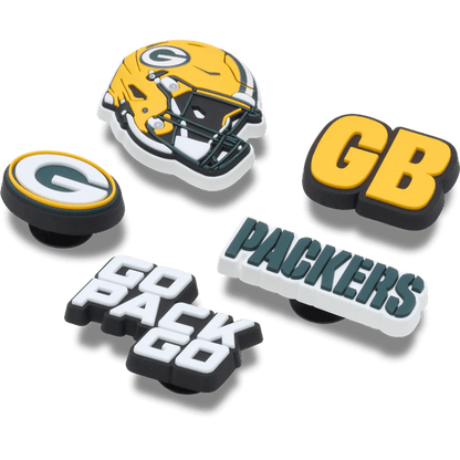 Crocs Sale NFL Green Bay Packers 5 Pack Jibbitz Shoe Charm