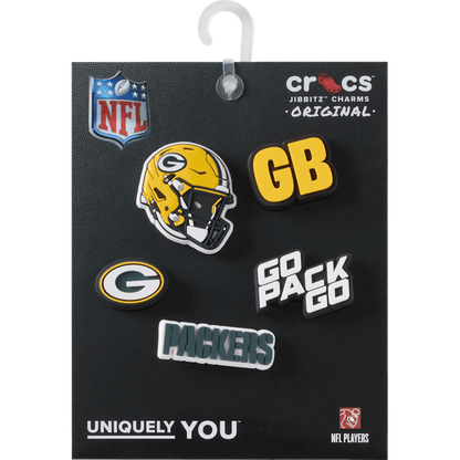 Crocs Sale NFL Green Bay Packers 5 Pack Jibbitz Shoe Charm