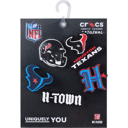 Crocs Best Price NFL Houston Texans 5 Pack Jibbitz Shoe Charm