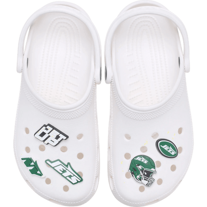 Crocs Featured NFL New York Jets 5 Pack Jibbitz Shoe Charm