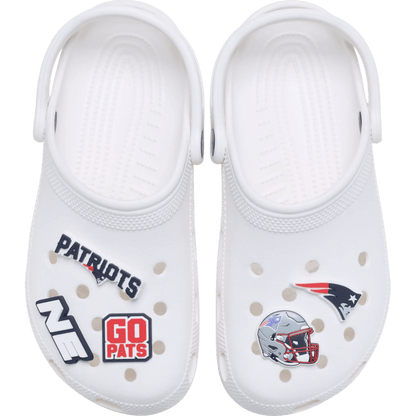 Crocs Value NFL New England Patriots 5 Pack Jibbitz Shoe Charm