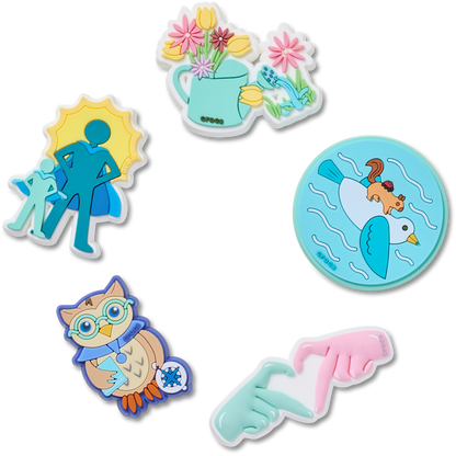 Crocs Best Price Got Your Back 5 Pack Jibbitz™ charms