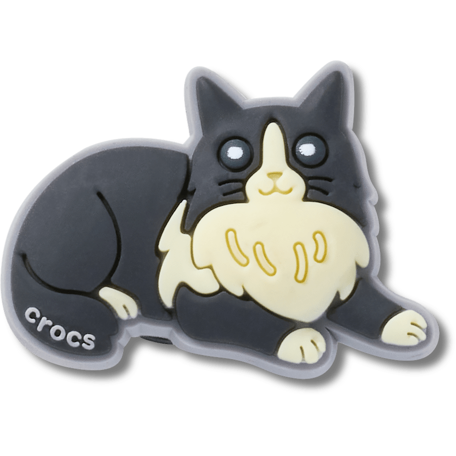 Crocs Essential Black Cat With Boots Jibbitz™ charms