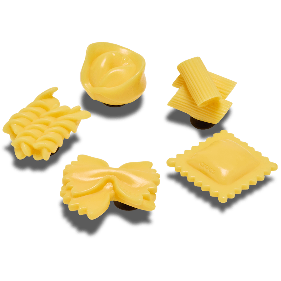 Crocs Deals Realistic Pasta 5 Pack Jibbitz™ charms