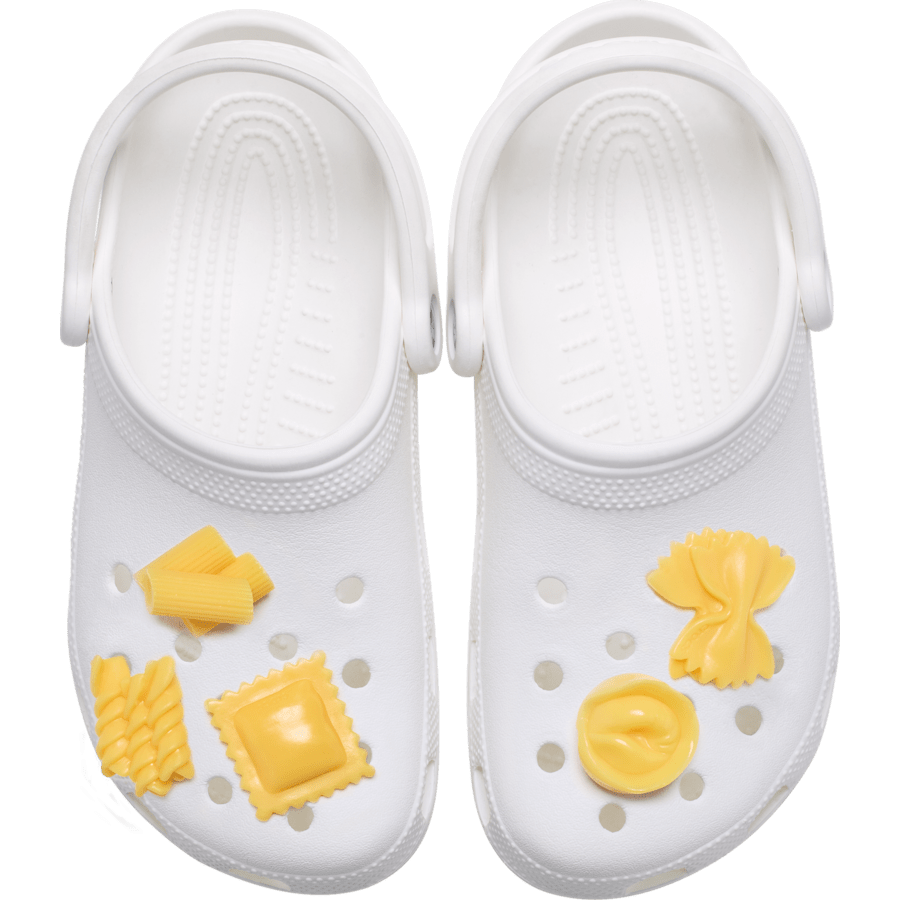 Crocs Deals Realistic Pasta 5 Pack Jibbitz™ charms