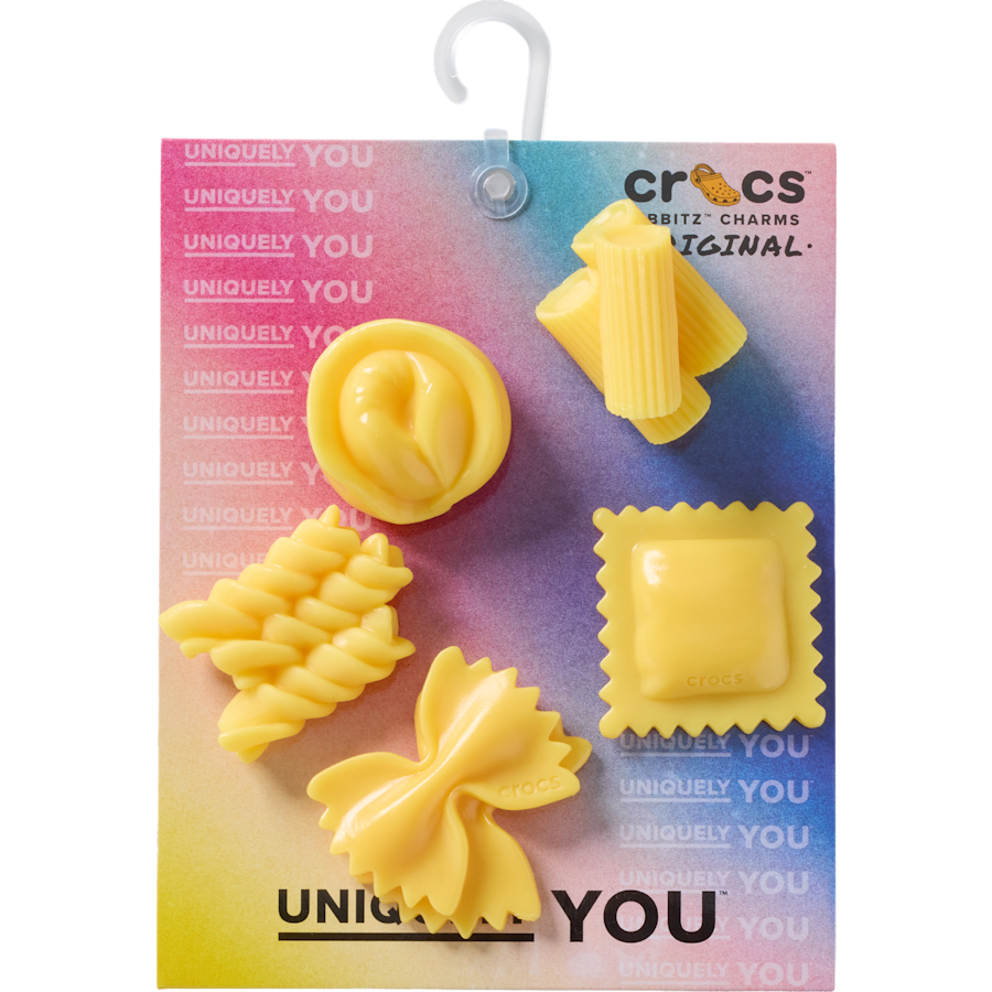 Crocs Deals Realistic Pasta 5 Pack Jibbitz™ charms