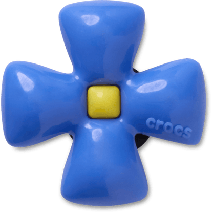 Crocs Best Seller Puffy Blue Flower Jibbitz™ charms