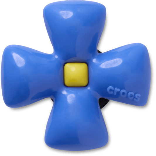 Crocs Best Seller Puffy Blue Flower Jibbitz™ charms