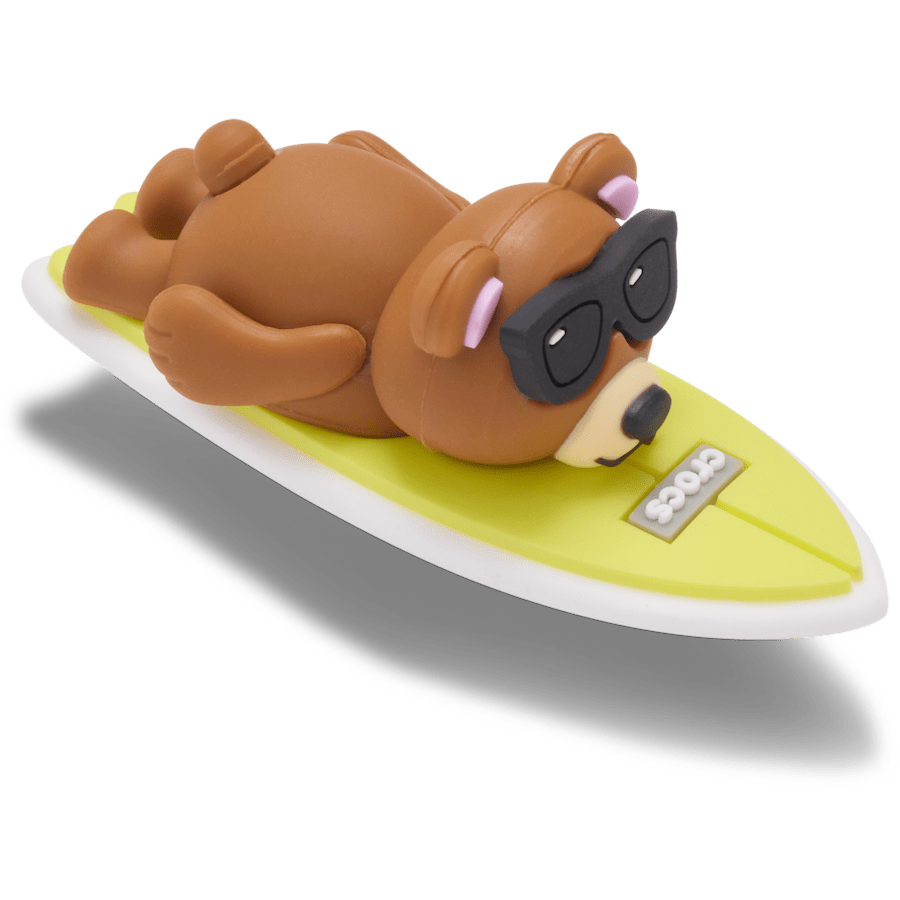 Crocs Trending 3D Surfing Bear Jibbitz™ charms