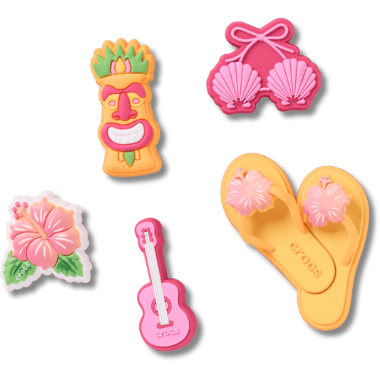 Crocs Great Value Tiki Vacation 5 Pack Jibbitz™ charms