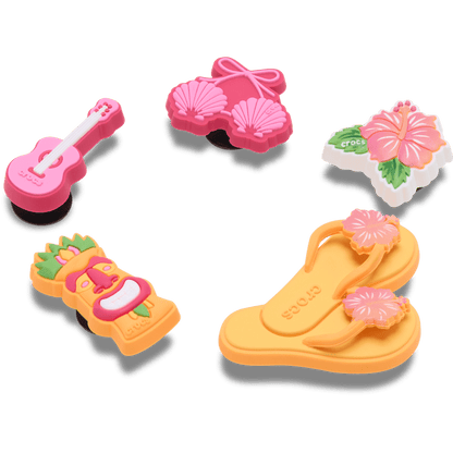 Crocs Great Value Tiki Vacation 5 Pack Jibbitz™ charms