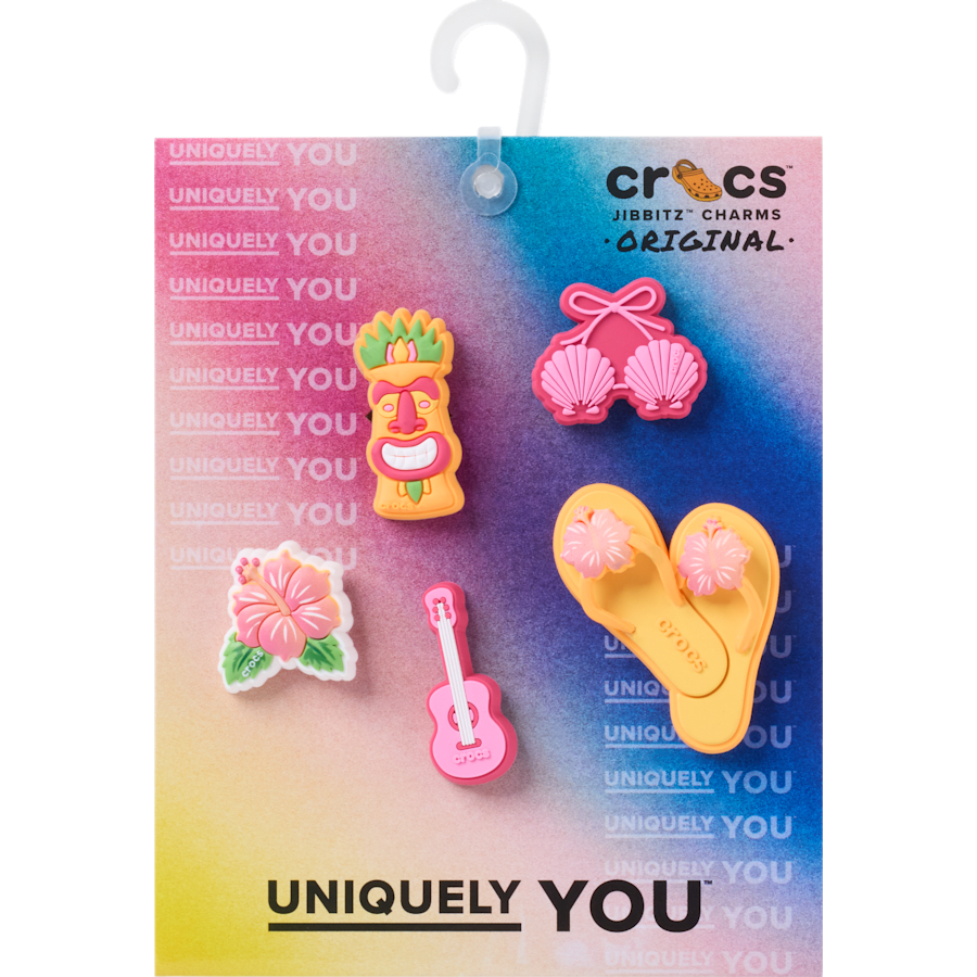 Crocs Great Value Tiki Vacation 5 Pack Jibbitz™ charms