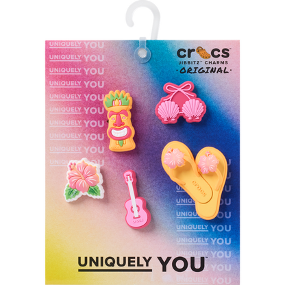 Crocs Great Value Tiki Vacation 5 Pack Jibbitz™ charms