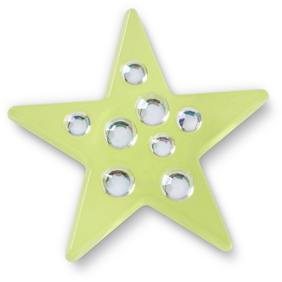 Crocs Premium Green Gem Star Jibbitz™ charms