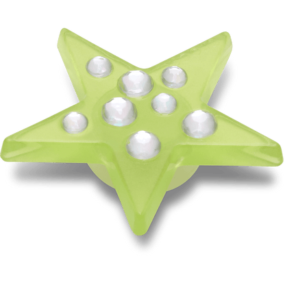 Crocs Premium Green Gem Star Jibbitz™ charms