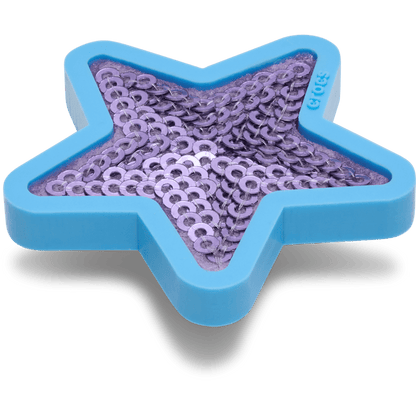 Crocs Great Value Purple Sequin Star Jibbitz™ charms