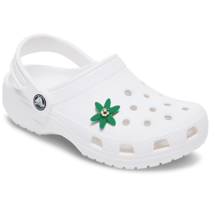 Crocs Trusted Retro Green Spinner Flower Jibbitz™ charms