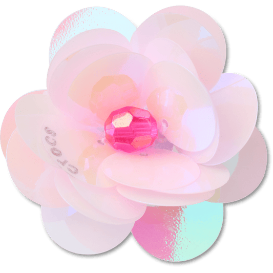 Crocs Latest Sequin Pink Flower Jibbitz™ charms