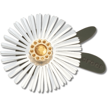 Crocs Signature Silver Sequin Flower Jibbitz™ charms