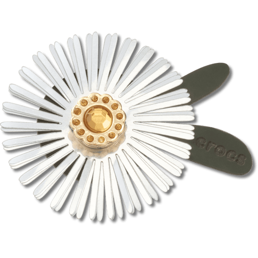 Crocs Signature Silver Sequin Flower Jibbitz™ charms