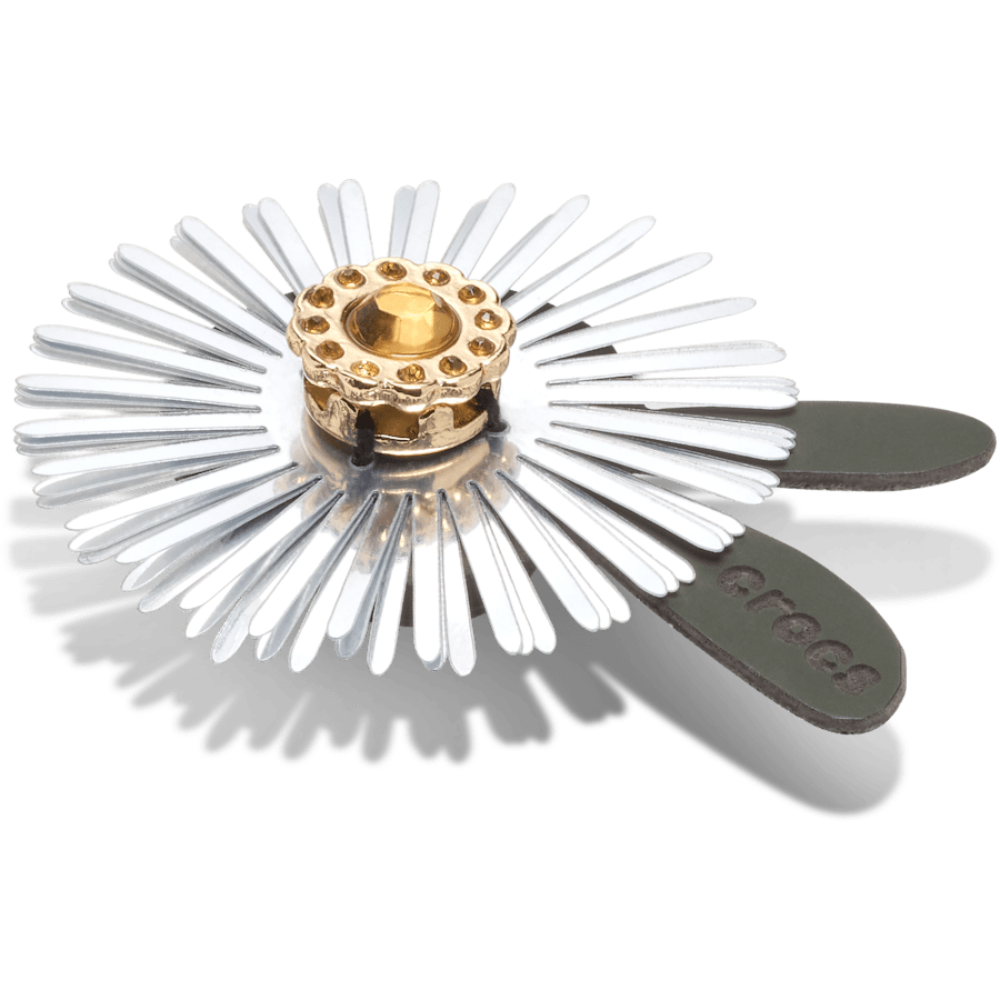 Crocs Signature Silver Sequin Flower Jibbitz™ charms