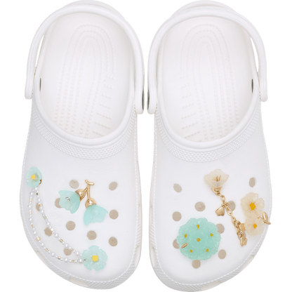 Crocs Recommended Blue Dainty Floral 5 Pack Jibbitz™ charms