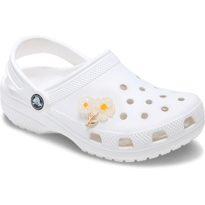 Crocs Customer Favorite White Floral Blossom Jibbitz™ charms