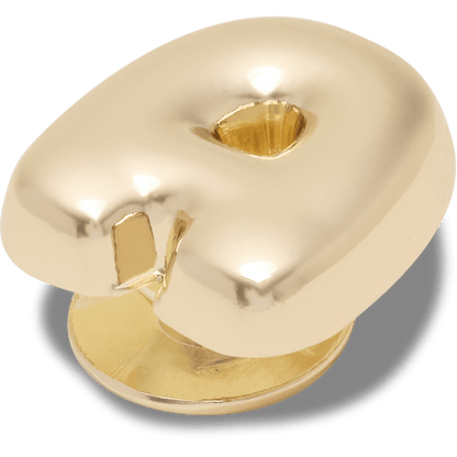 Crocs Featured Gold Bubble Letter A Jibbitz™ charms