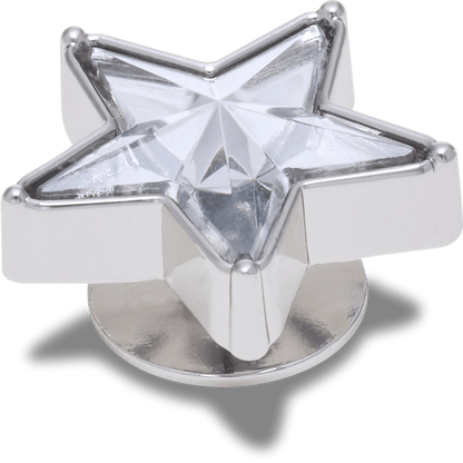 Crocs Premium Silver Gem Sparkle Star Jibbitz™ charms