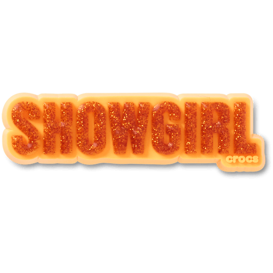 Crocs Exclusive Orange Glitter Sign Jibbitz™ charms
