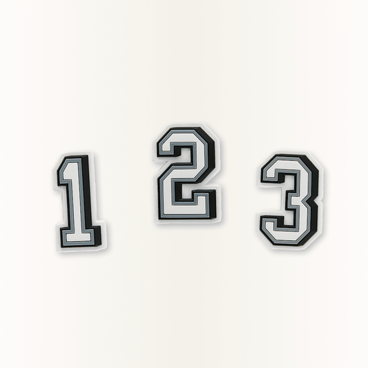 Crocs Top Pick Number 0-9 Jibbitz Shoe Charm