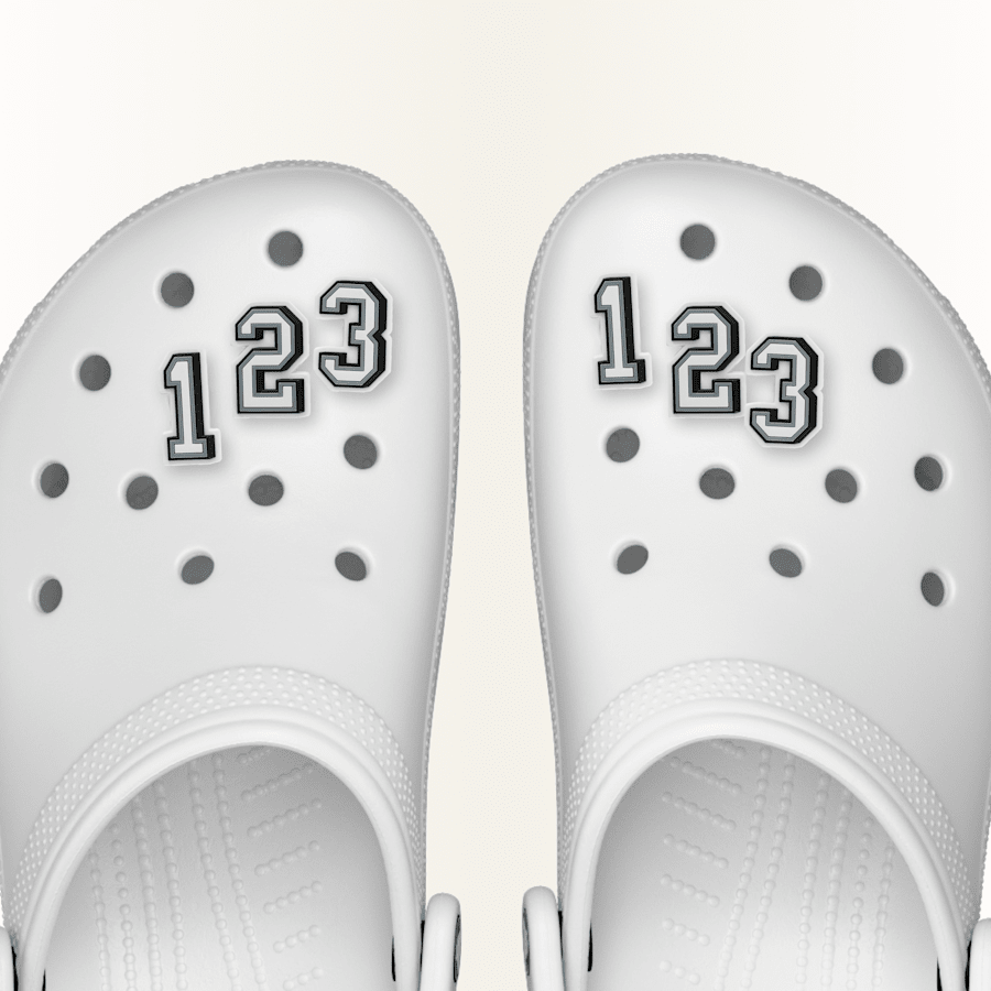 Crocs Top Pick Number 0-9 Jibbitz Shoe Charm