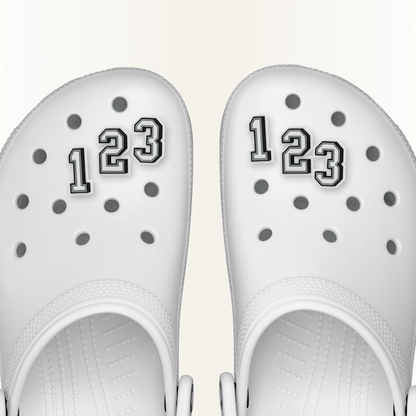 Crocs Top Pick Number 0-9 Jibbitz Shoe Charm
