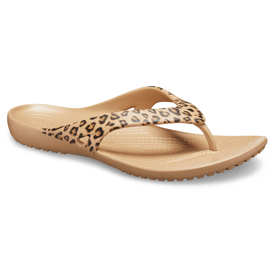 Crocs Recommended Women's Kadee II Leopard Flip