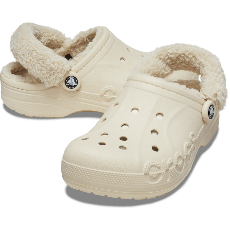 Crocs Hot Sale Baya Lined Fuzz-Strap Clog