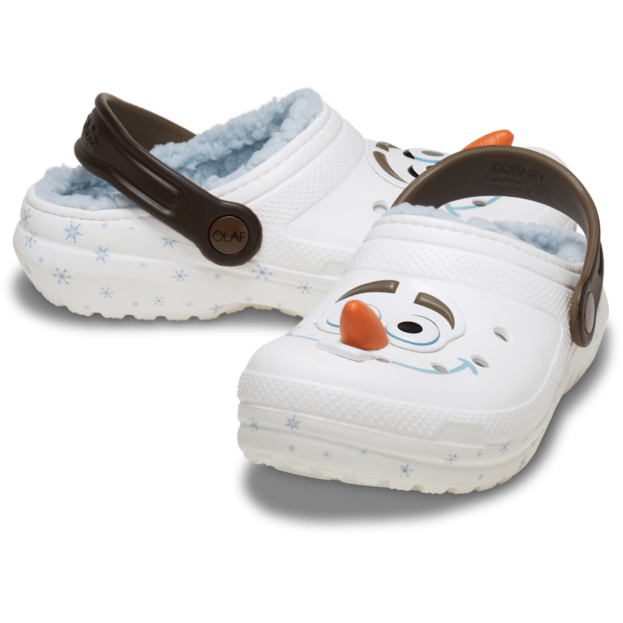 Crocs Signature Kids' Disney Frozen Olaf Lined Classic Clog