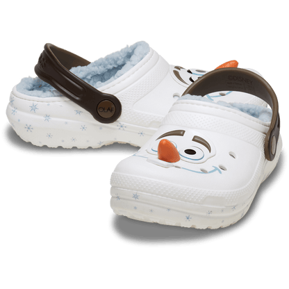 Crocs Signature Kids' Disney Frozen Olaf Lined Classic Clog