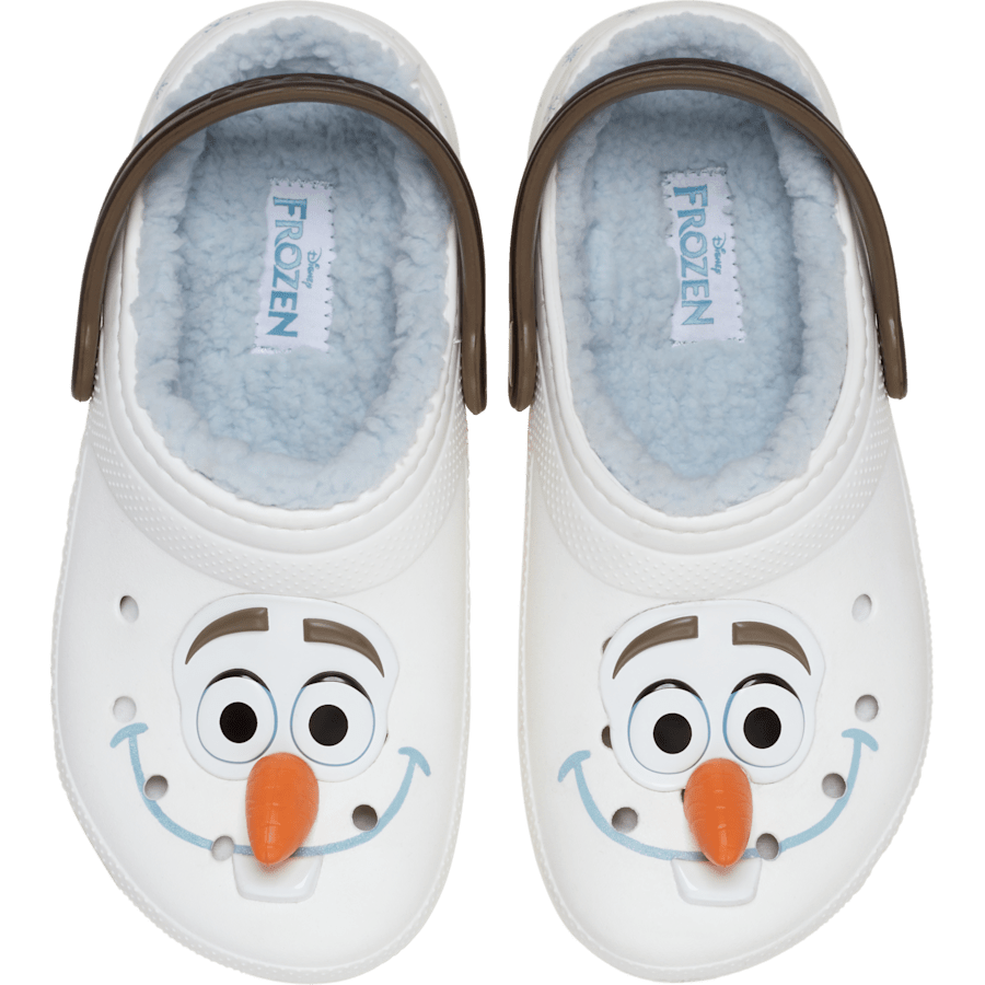 Crocs Signature Kids' Disney Frozen Olaf Lined Classic Clog