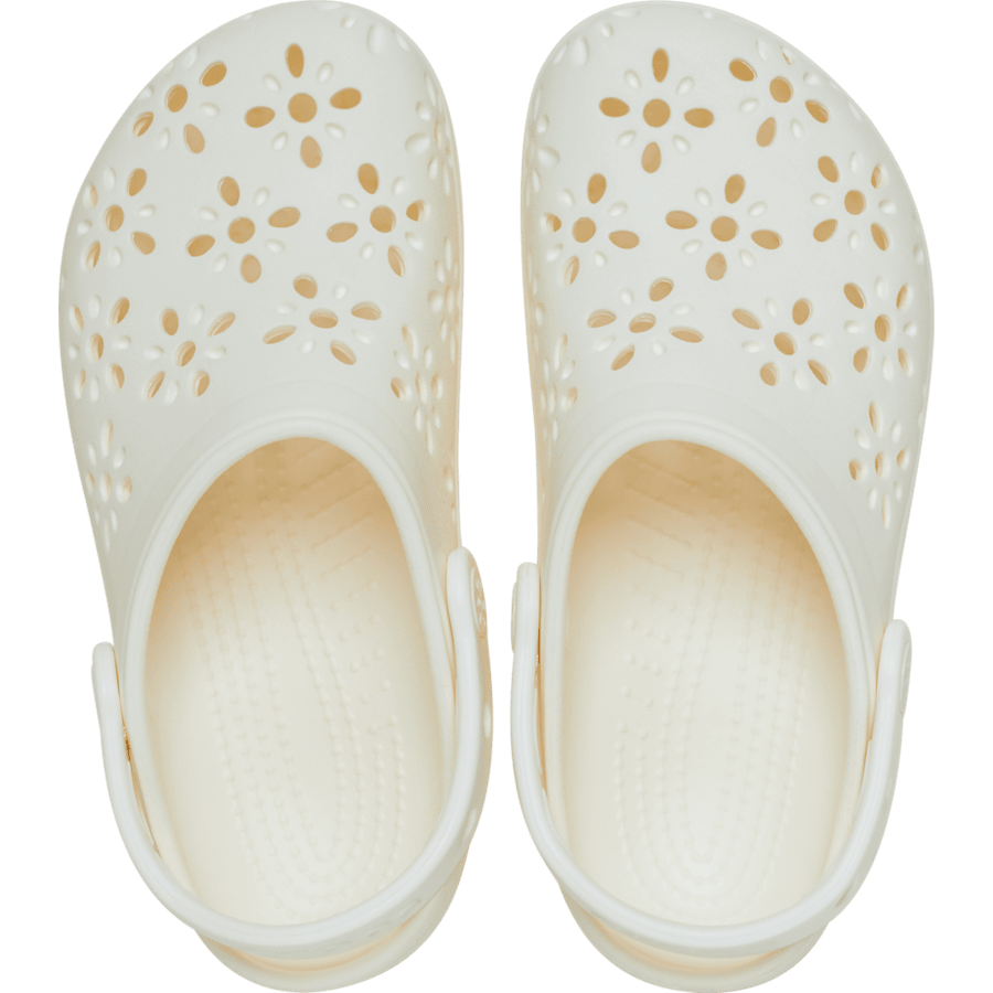 Crocs Exclusive Kids' Classic Floral Cut-Out Clog