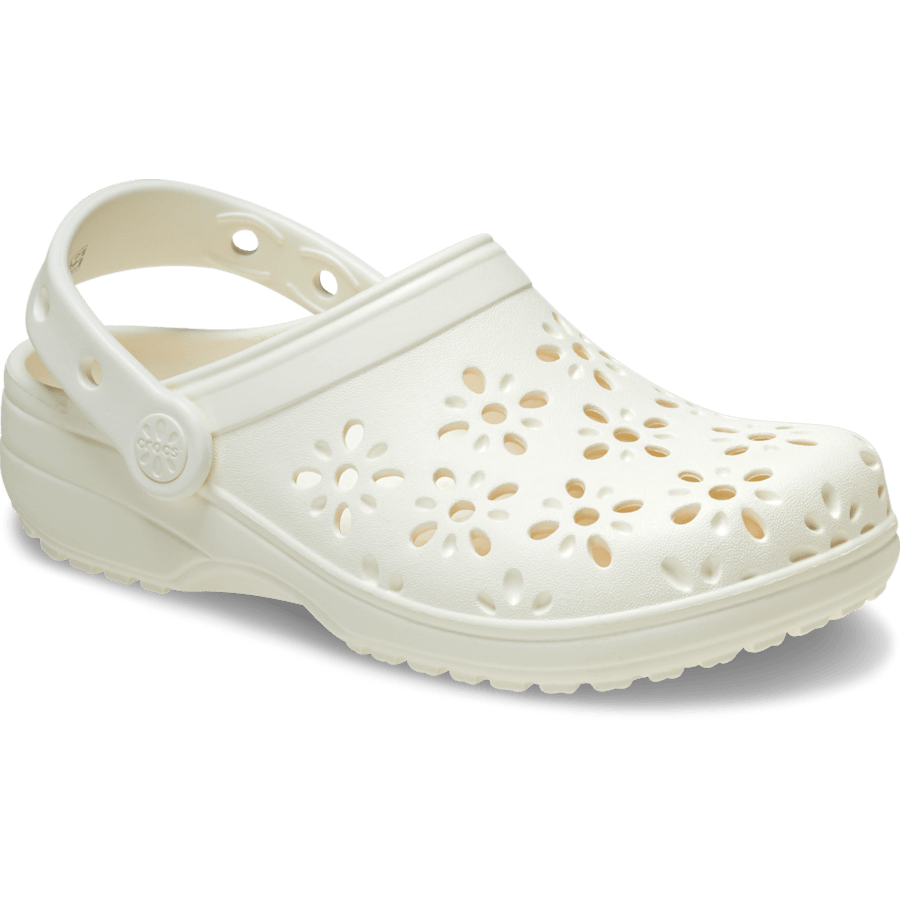 Crocs Exclusive Kids' Classic Floral Cut-Out Clog