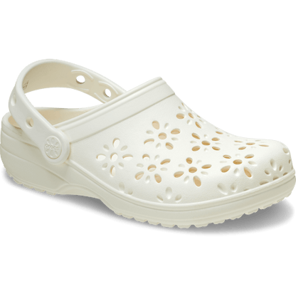 Crocs Exclusive Kids' Classic Floral Cut-Out Clog