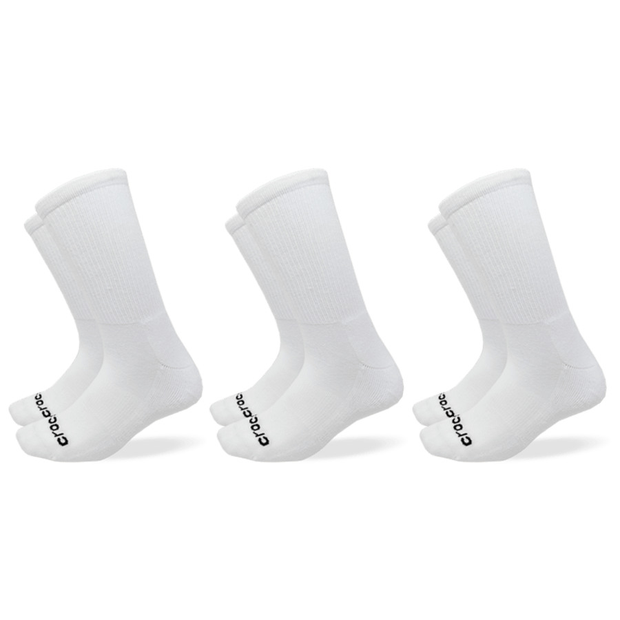 Crocs Quality CrocsSocks Crew Texture Logo 3PK