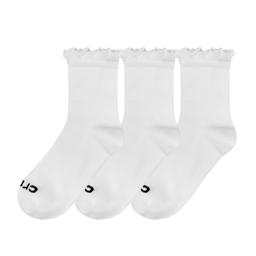 Crocs Sale CrocsSocks Ruffle Ankle 3 PK