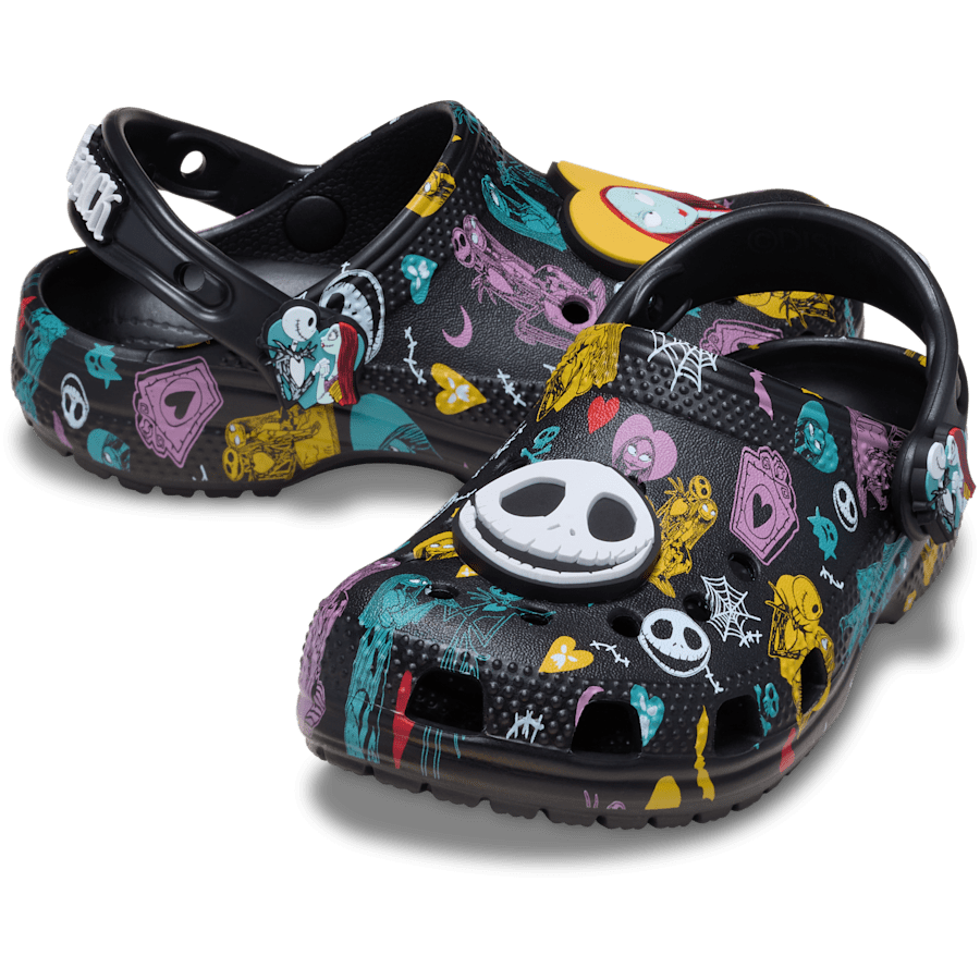 Crocs Signature Toddlers’ Disney Tim Burton's The Nightmare Before Christmas Jack and Sally Classic Clog
