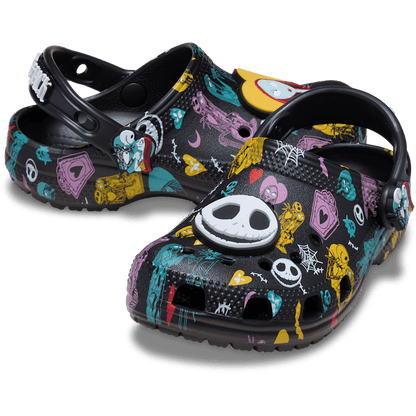 Crocs Signature Toddlers’ Disney Tim Burton's The Nightmare Before Christmas Jack and Sally Classic Clog
