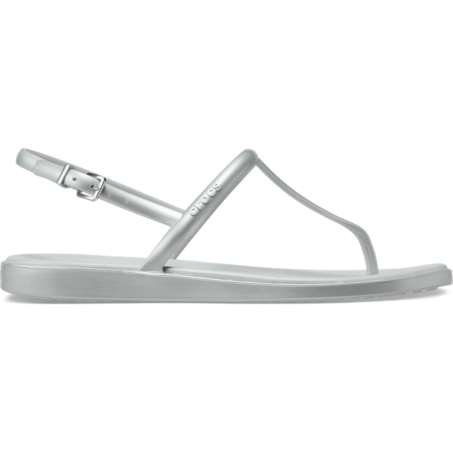 Crocs Discount Miami Metallic Thong Flip