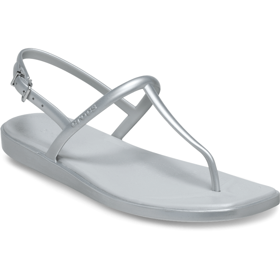 Crocs Discount Miami Metallic Thong Flip