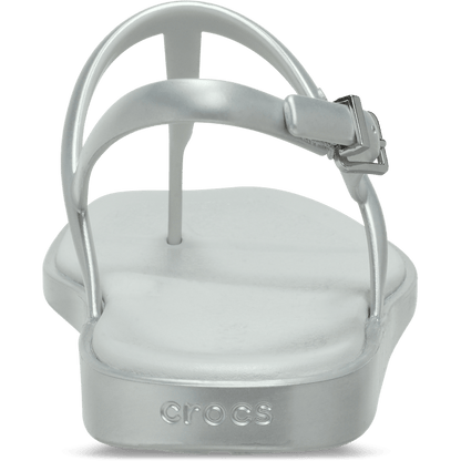 Crocs Discount Miami Metallic Thong Flip
