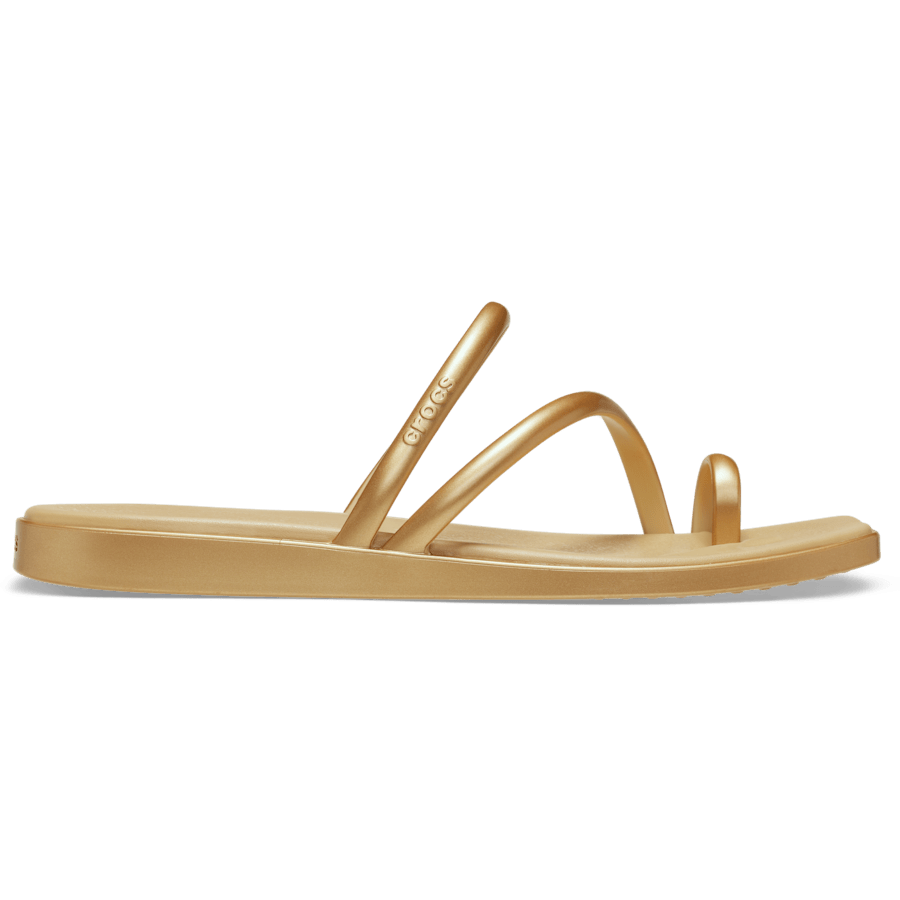 Crocs New Women's Miami Metallic Toe Loop Sandal